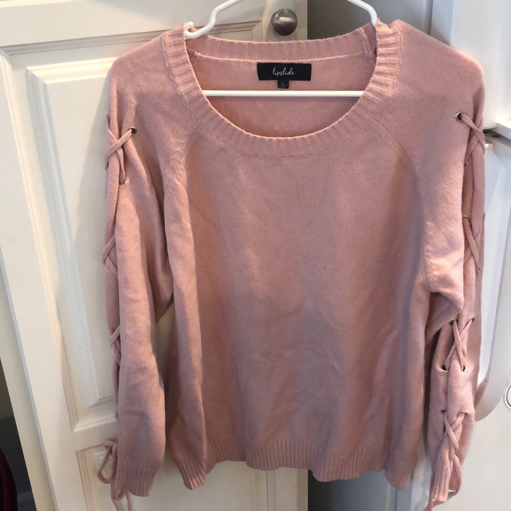 Pink sweater
